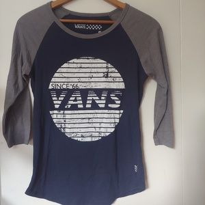 Vans 3/4 baseball tee